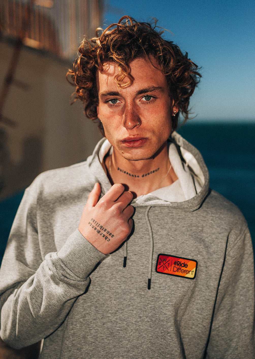 Sweat à capuche XMission - Medium Misty Grey