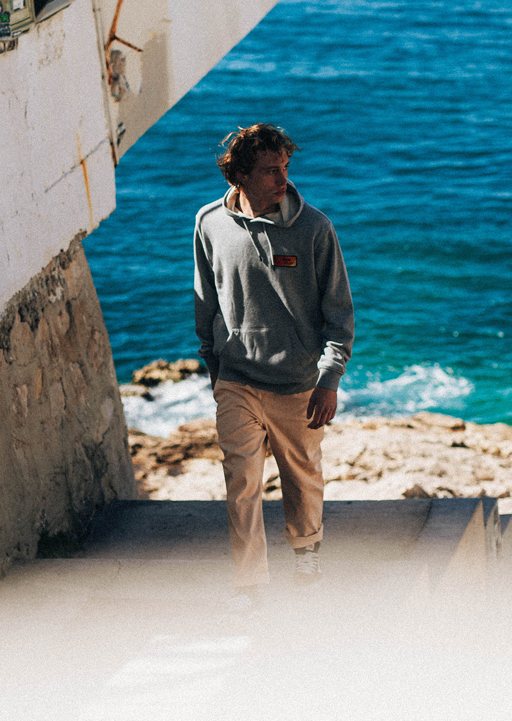 Sweat à capuche XMission - Medium Misty Grey