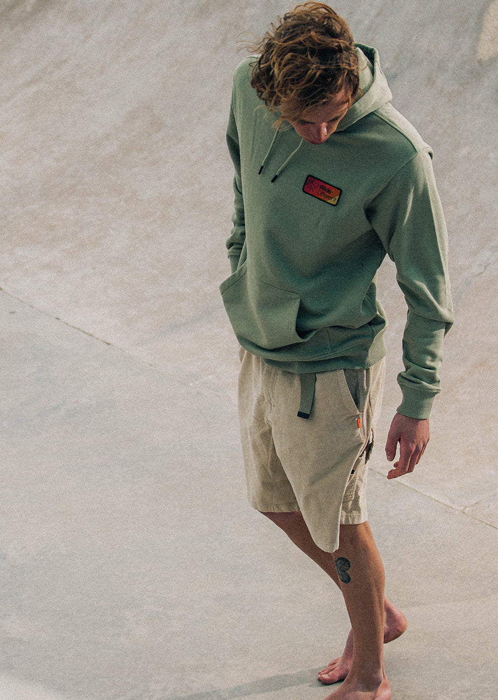 Sweat à capuche XMission - Olive