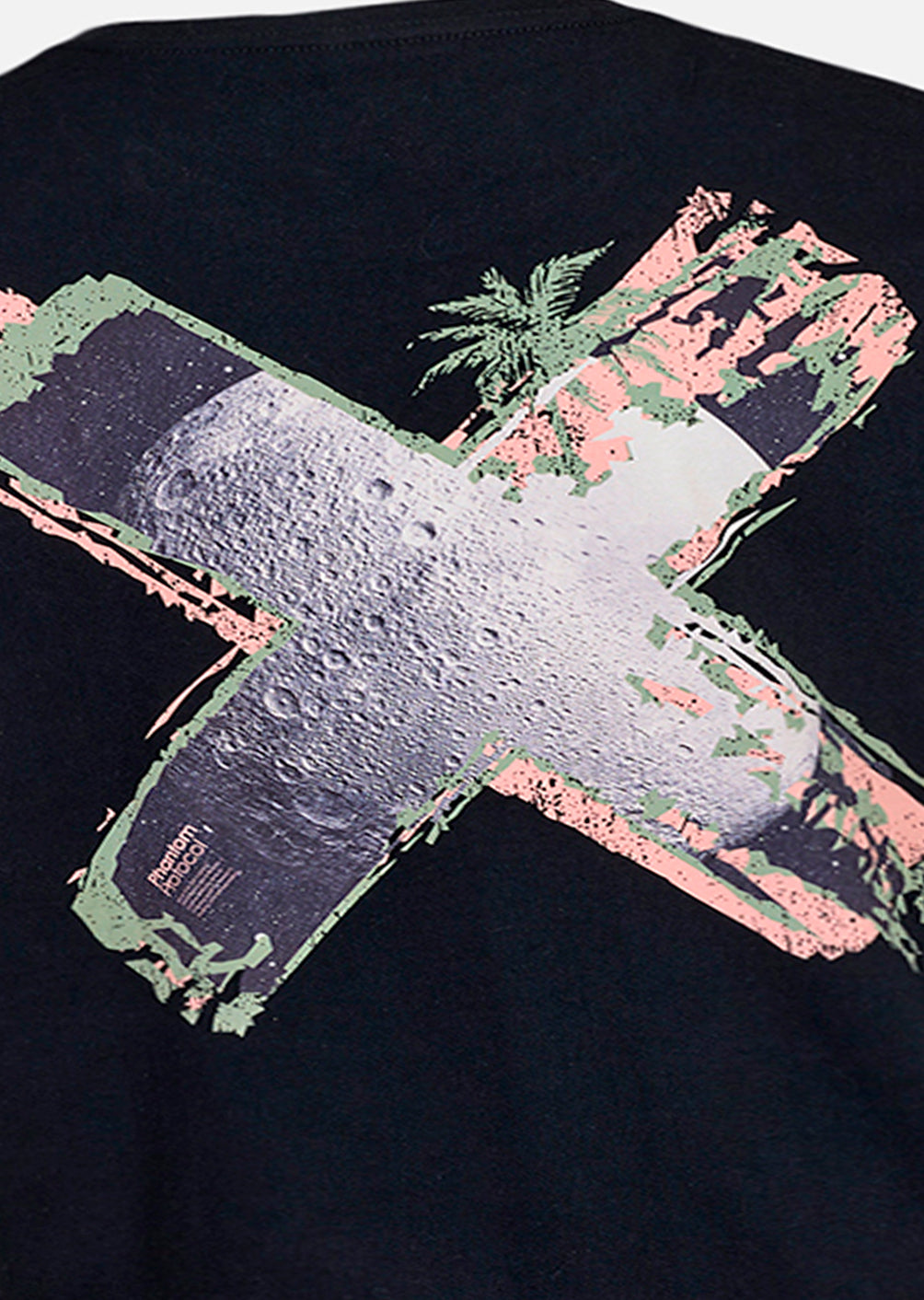 T-shirt Moon - Full Black