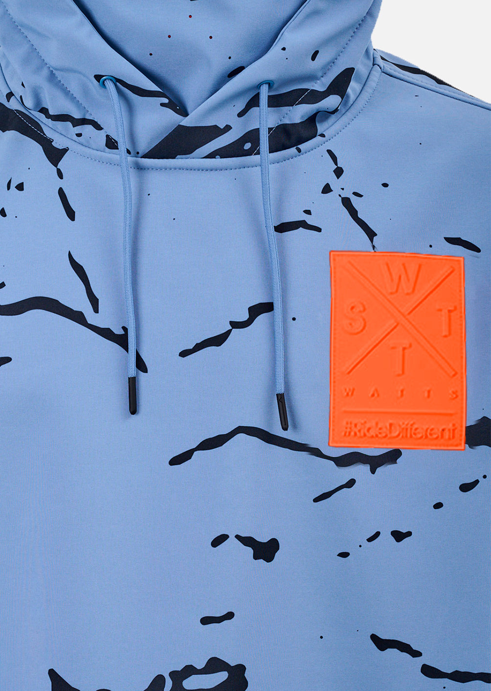 Softshell-Jacke X-Motion – Tarnmuster Blaugrau und Schwarz