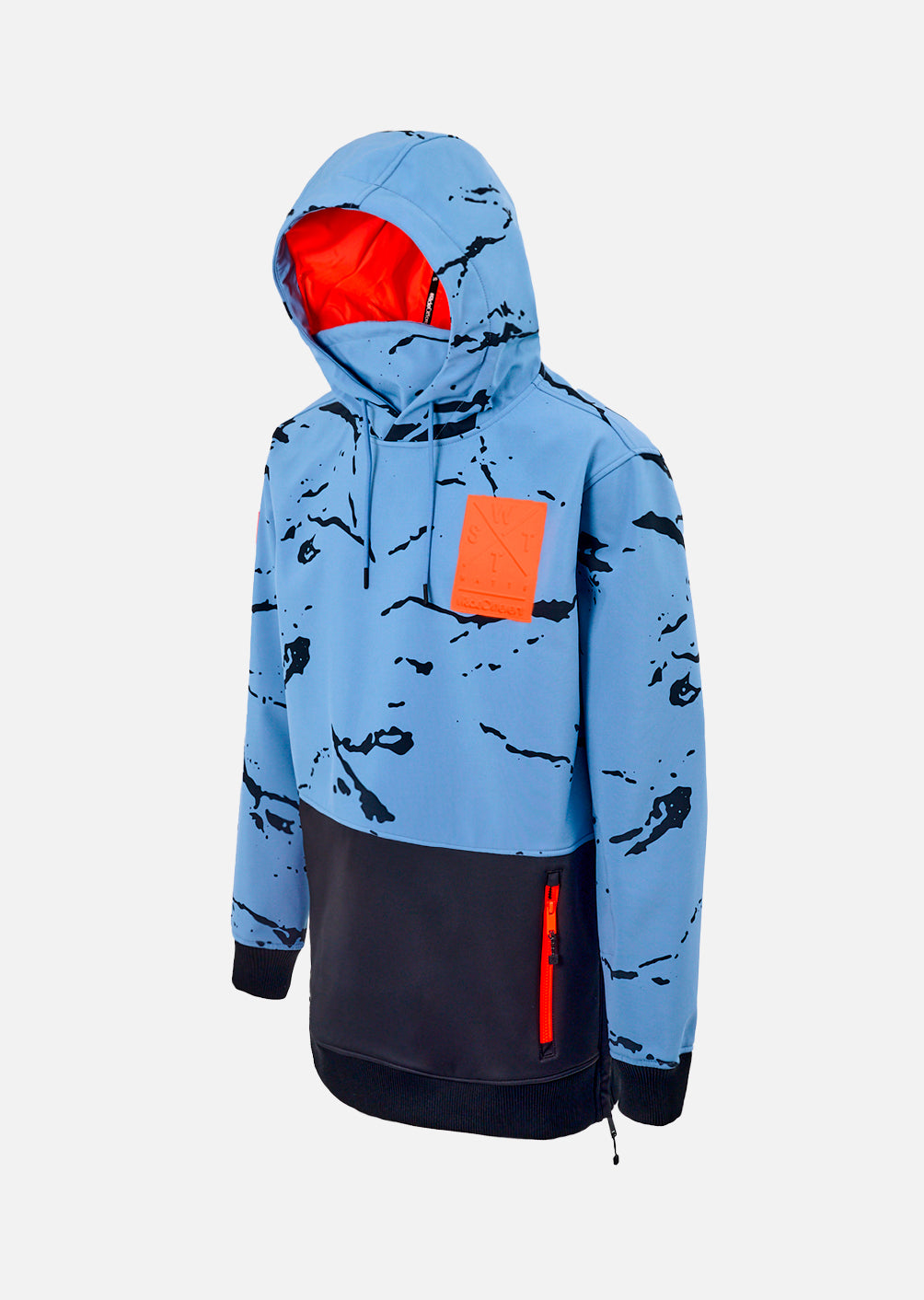 Softshell-Jacke X-Motion – Tarnmuster Blaugrau und Schwarz