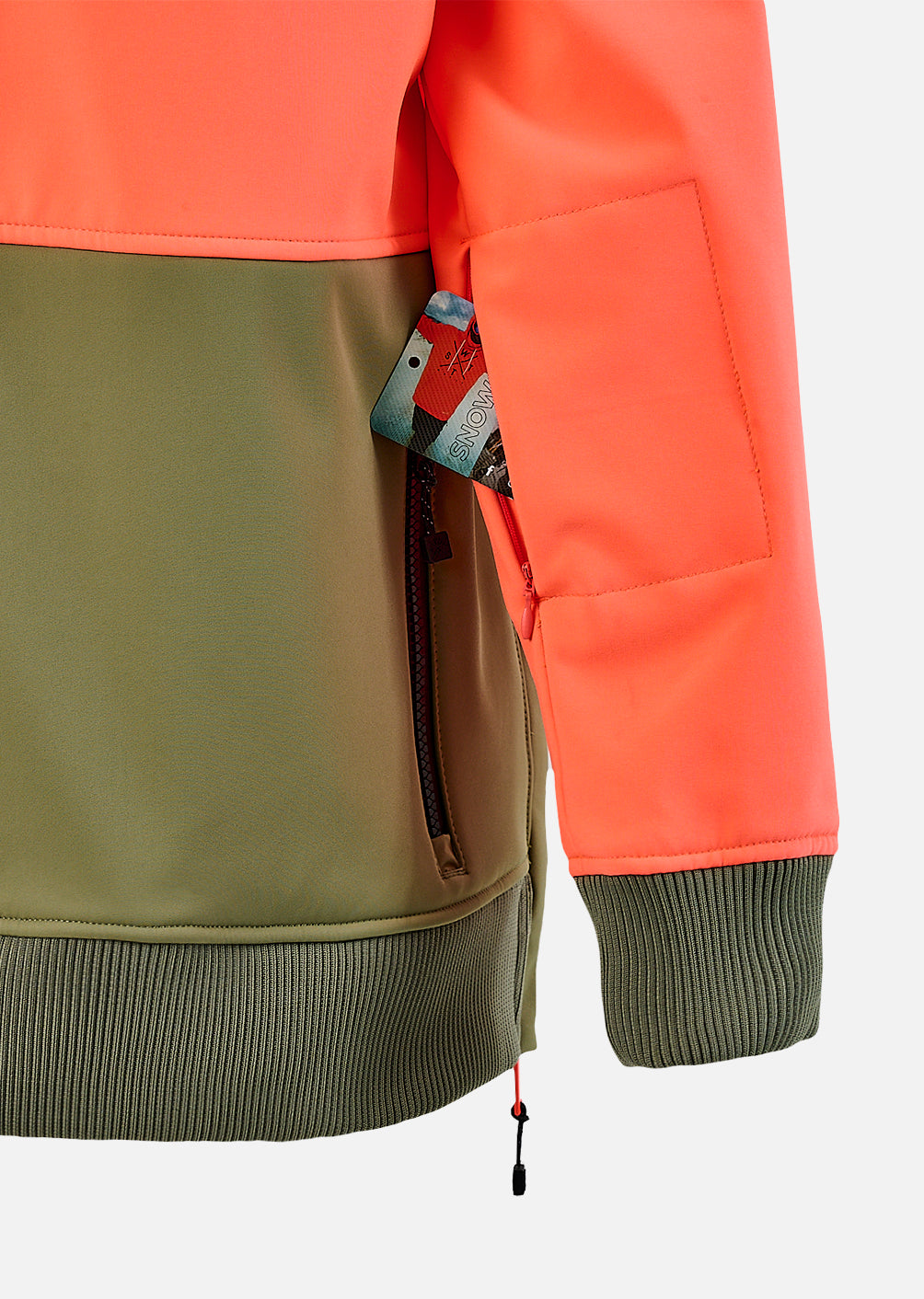 Veste de ski XMOTION - Corail Fluo