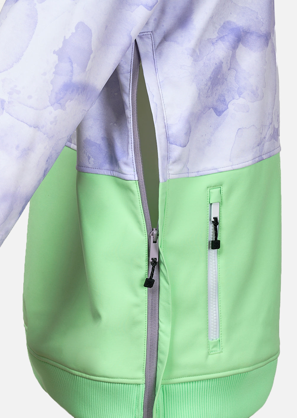 Veste de ski XMOTION - Bleu Gris Tie and Dye