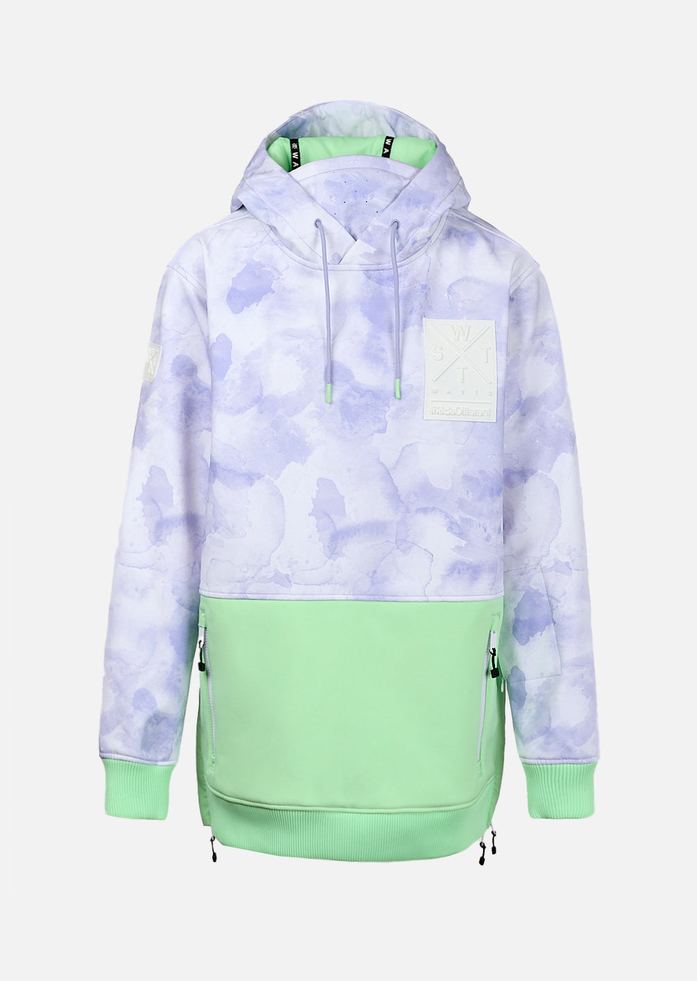 Veste de ski XMOTION - Bleu Gris Tie and Dye