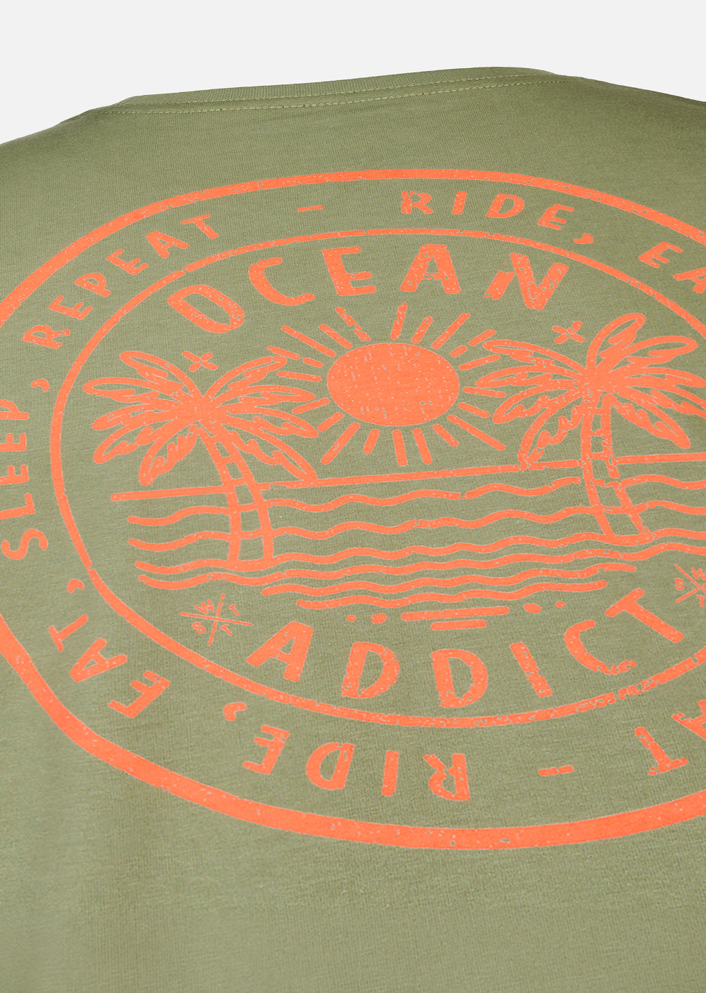 T-shirt XOcean Junior - Olive