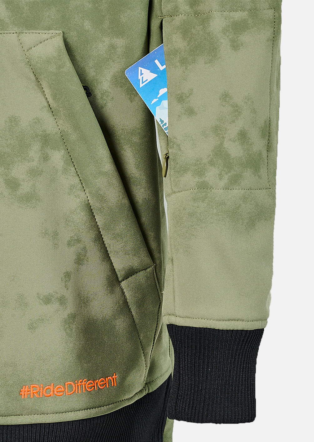 Veste Softshell Orbital - Olive Tie and Dye