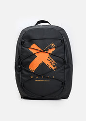 X-Over Backpack - Black and Fluorescent Orange