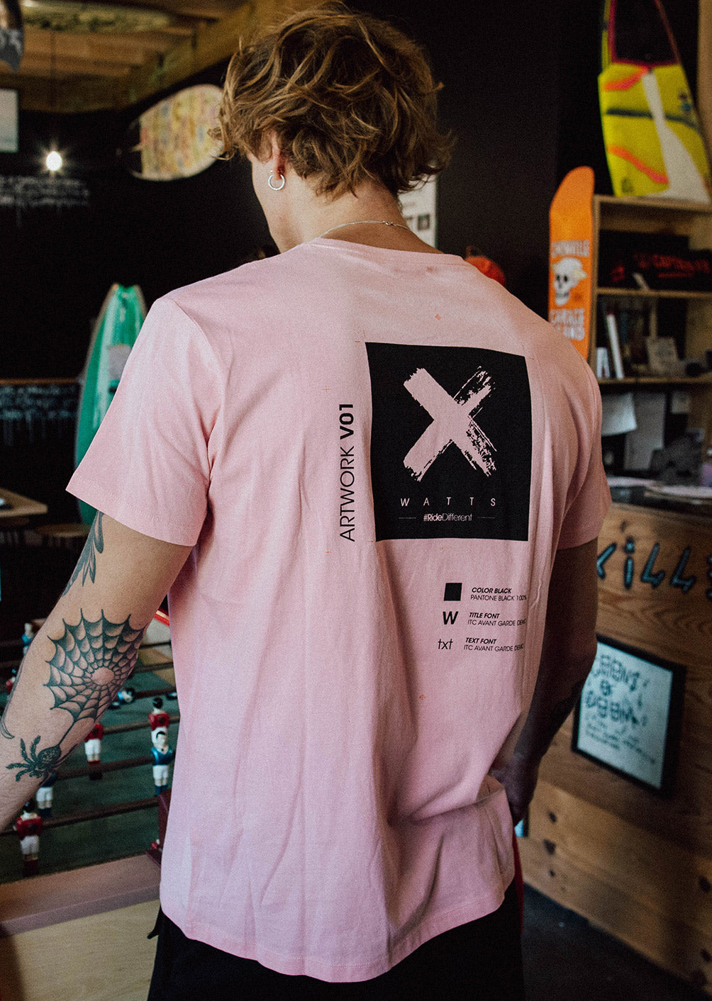 X-Pantone T-shirt - Rose Quartz