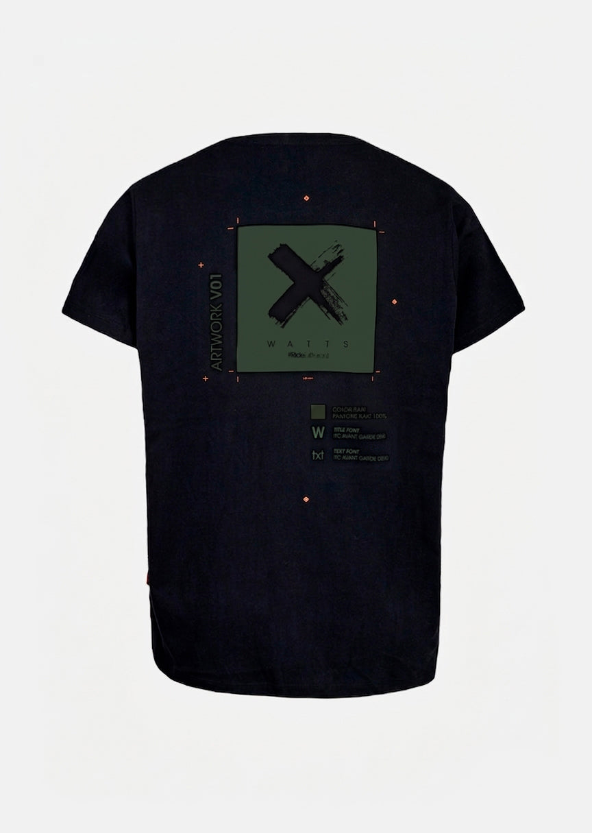 XPantone T-shirt - Full Black