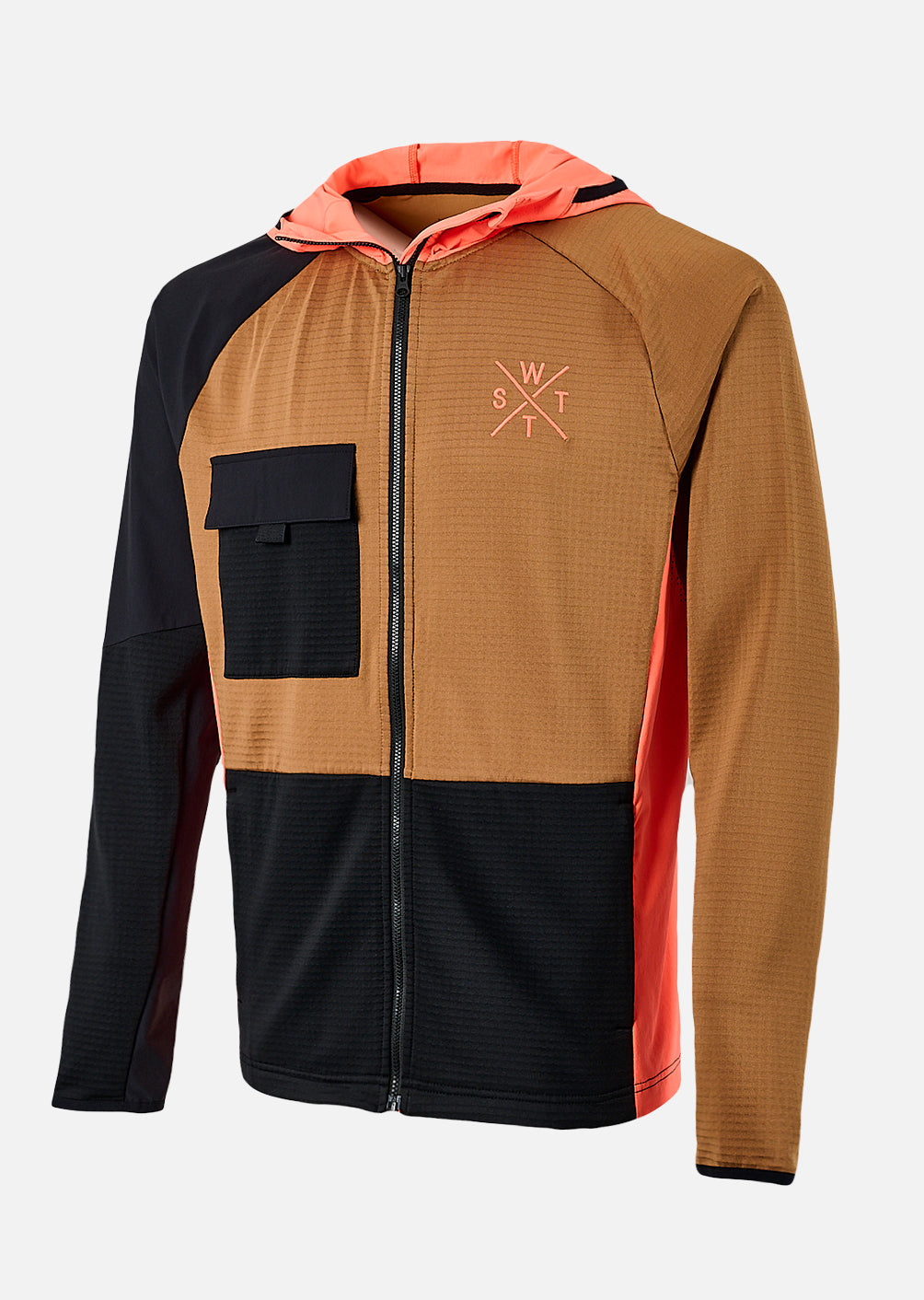 Veste sous-couche technique X-Powder Marron Tabac
