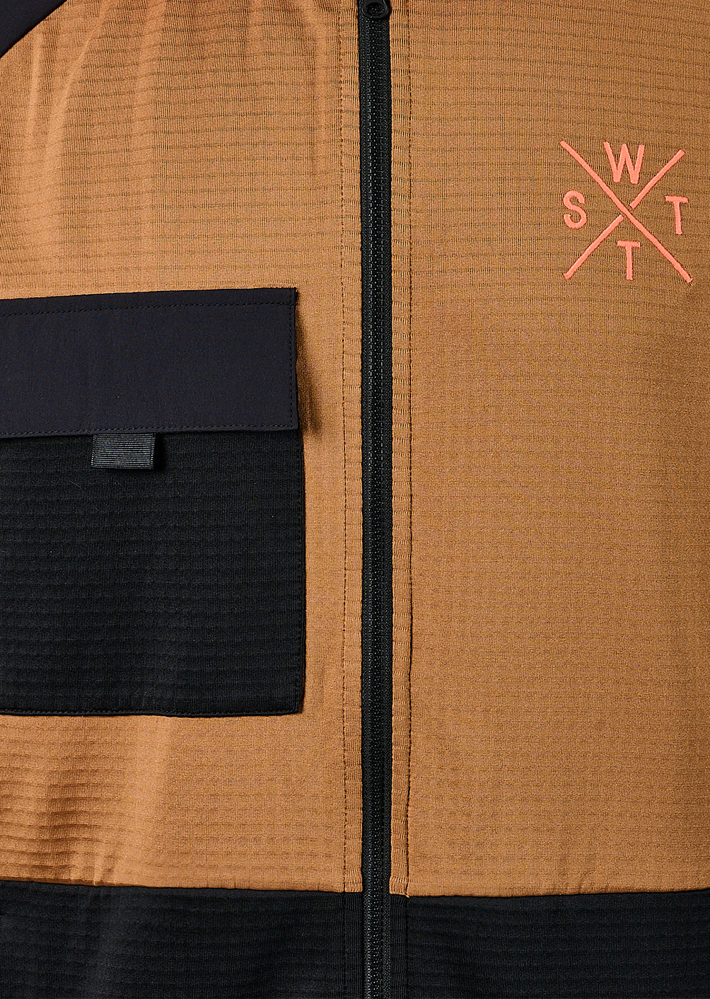 Veste sous-couche technique X-Powder Marron Tabac