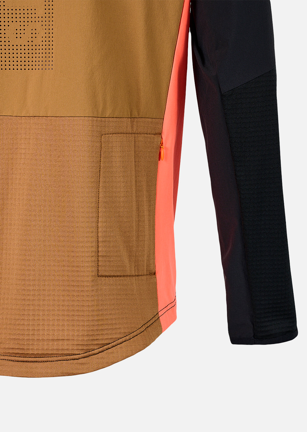 Veste sous-couche technique X-Powder Marron Tabac