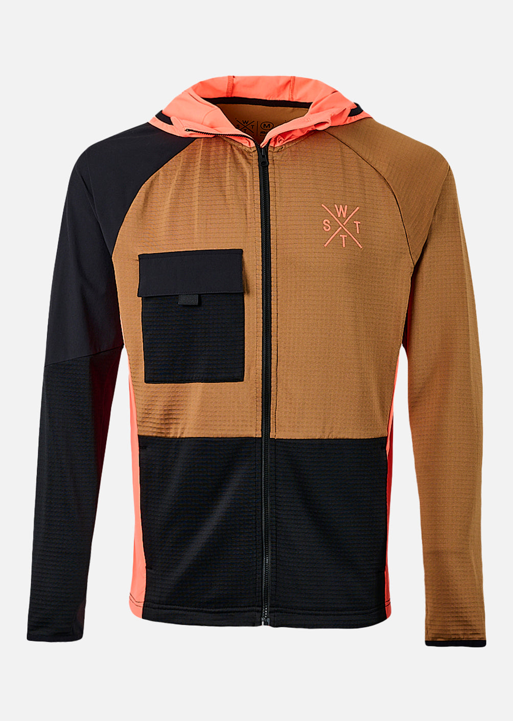 Veste sous-couche technique X-Powder Marron Tabac