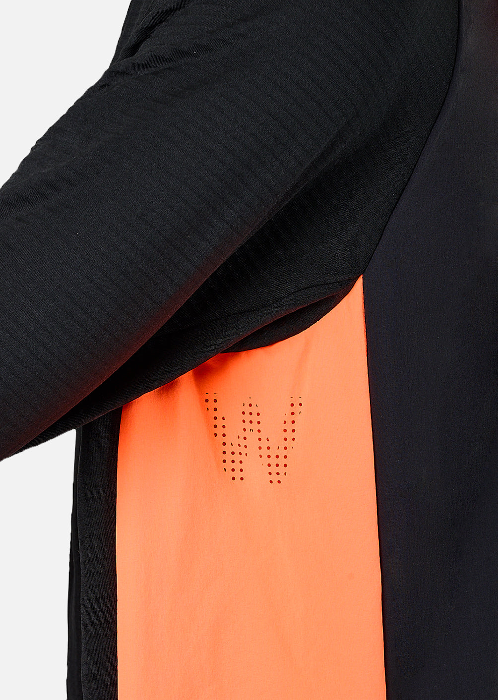 Veste sous-couche technique X-Powder - Noir / Orange Fluo