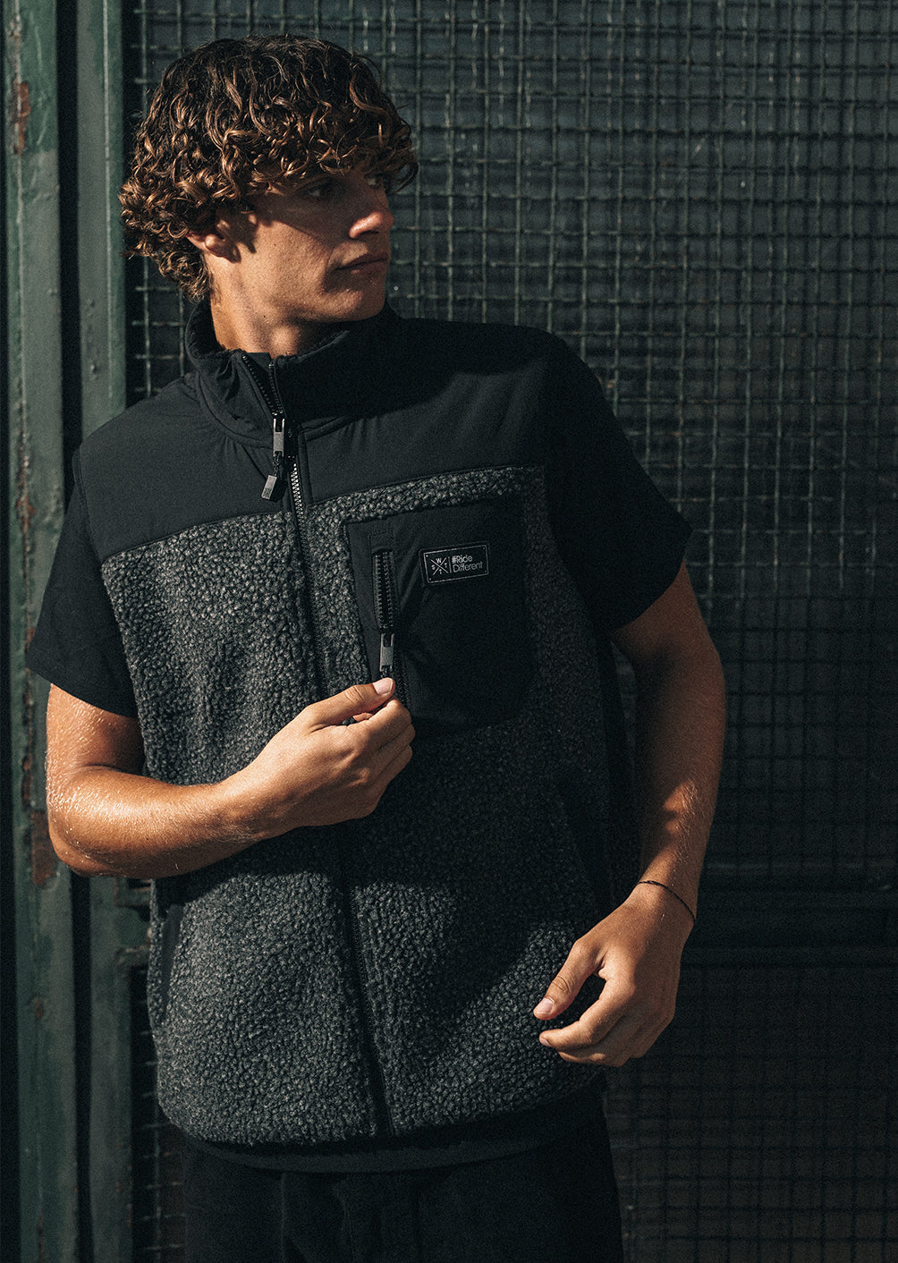 Veste polaire sans manches X-Raw - Full Black