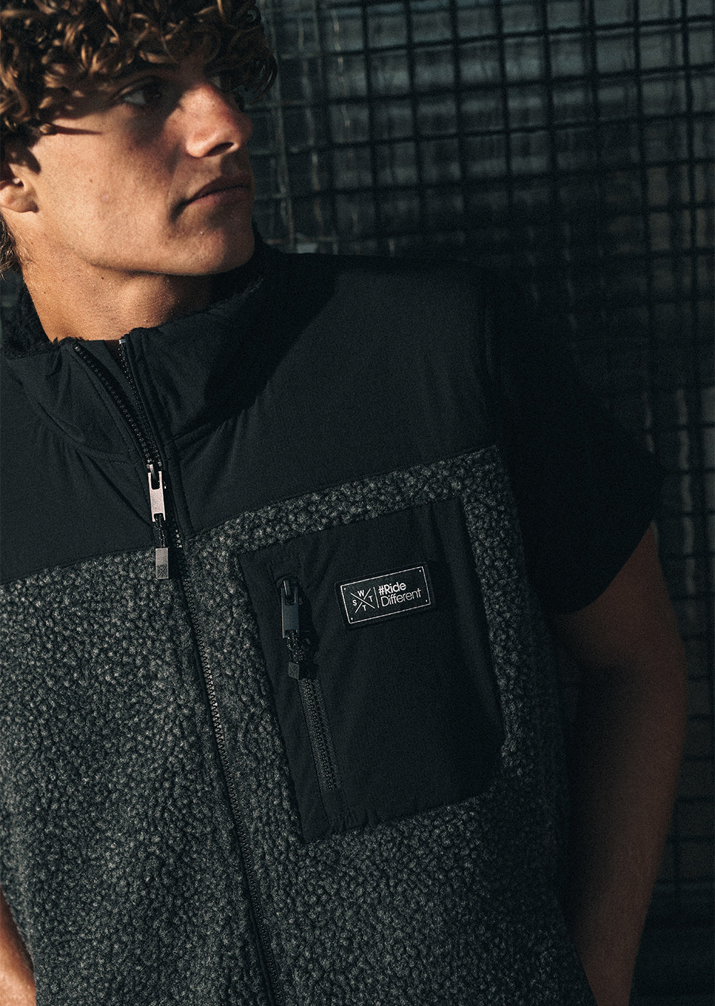 Veste polaire sans manches X-Raw - Full Black