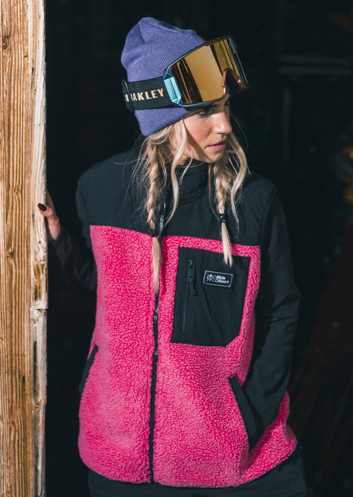 Veste polaire sans manches X-Raw - Hot Pink