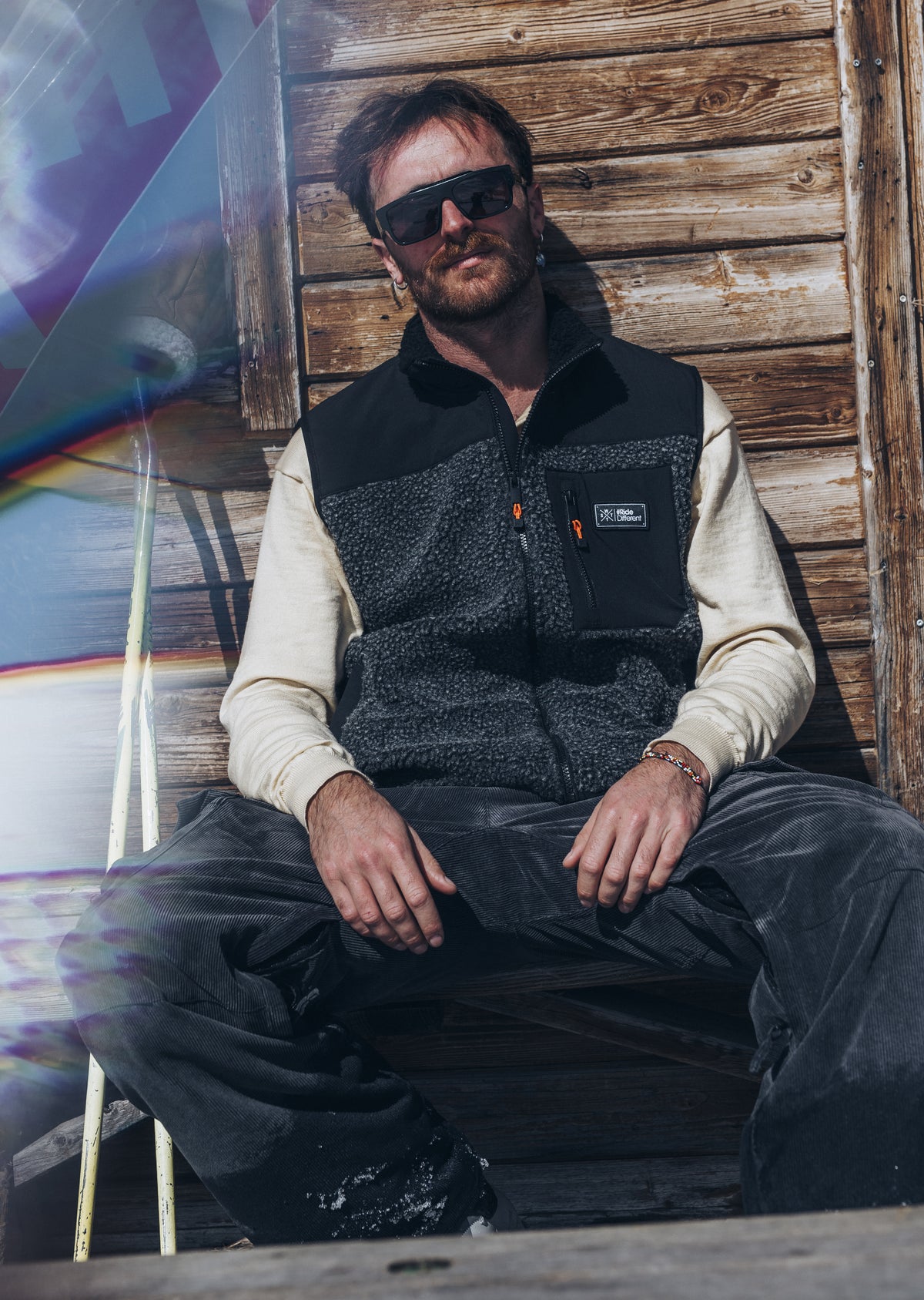 Veste polaire sans manches X-Raw - Full Black