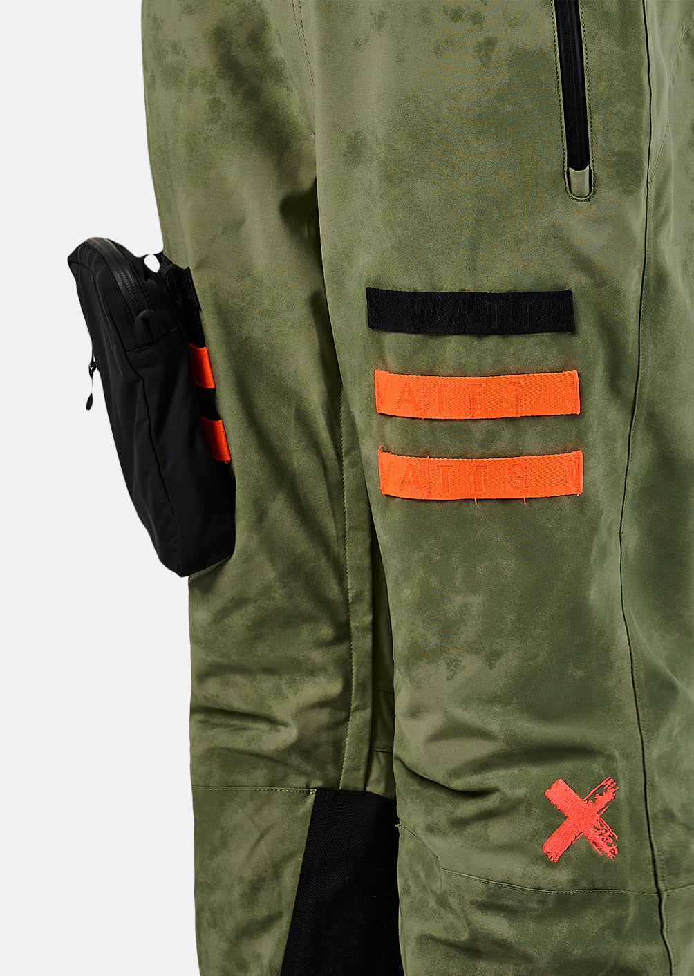X-Rodeo Ski Pants - Olive Tie and Dye