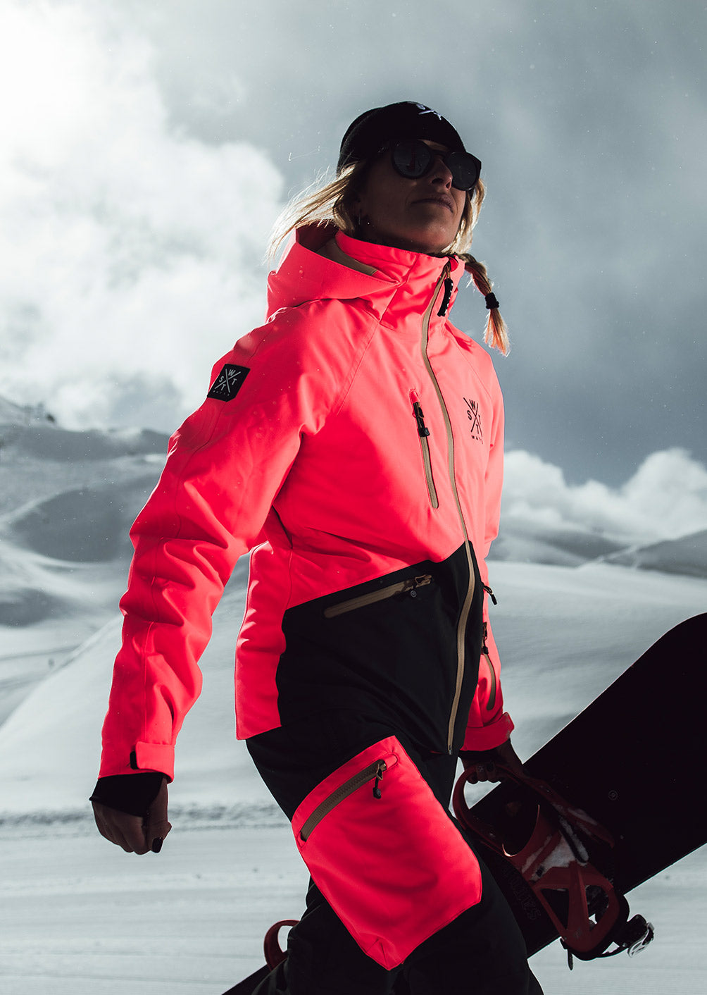 Veste de ski X-Summit - Rose Fluo