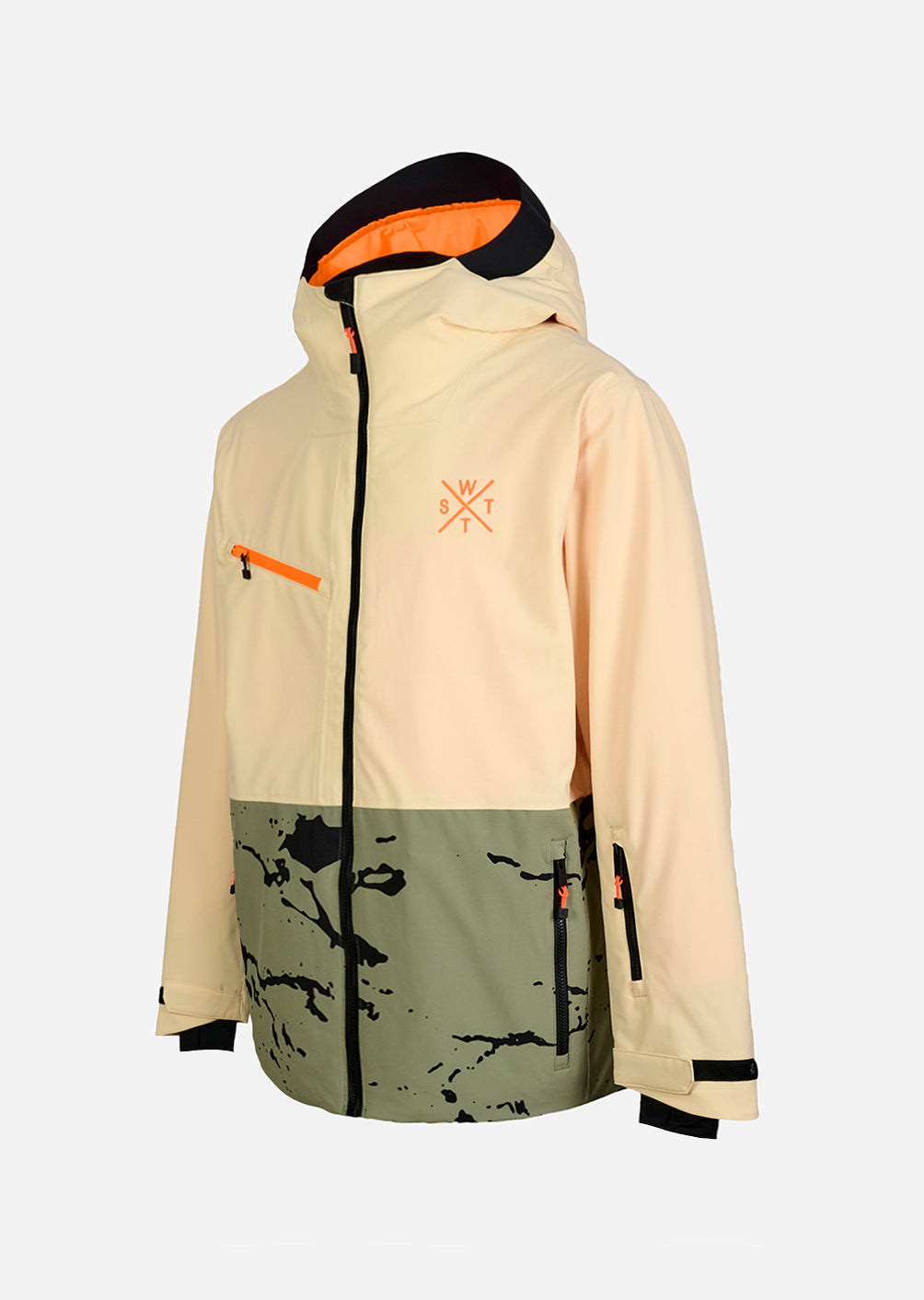 Veste de ski X-Temper - Minimal Camo Olive
