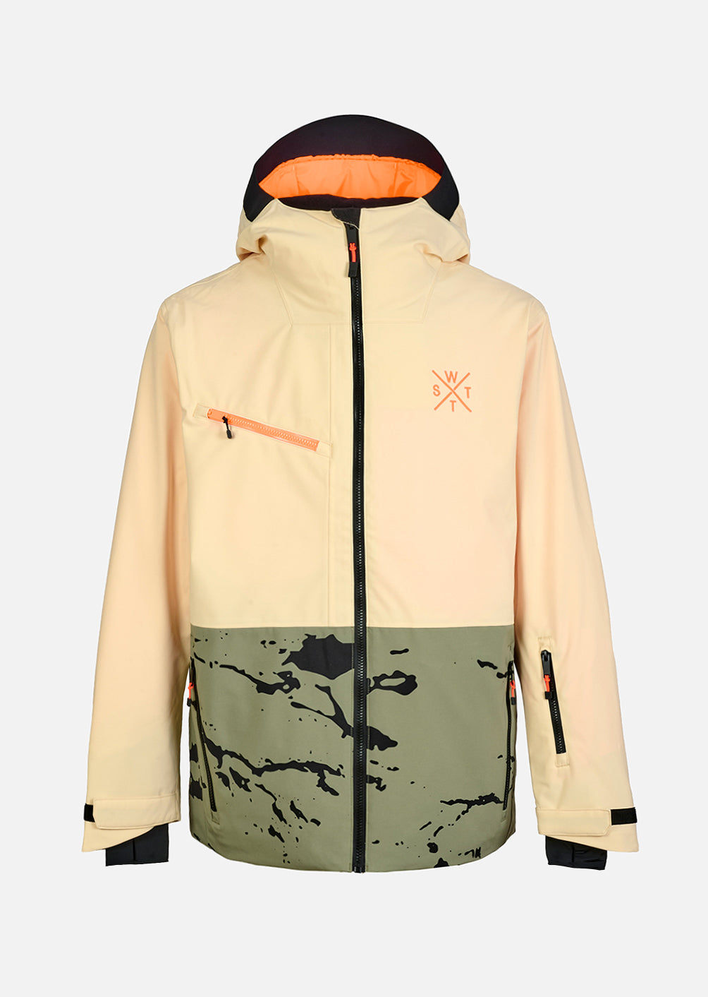 Veste de ski X-Temper - Minimal Camo Olive