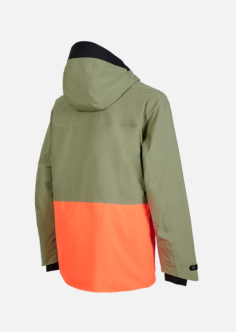X-Temper Ski Jacket - Olive / Neon Orange
