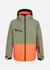 X-Temper Ski Jacket - Olive / Neon Orange