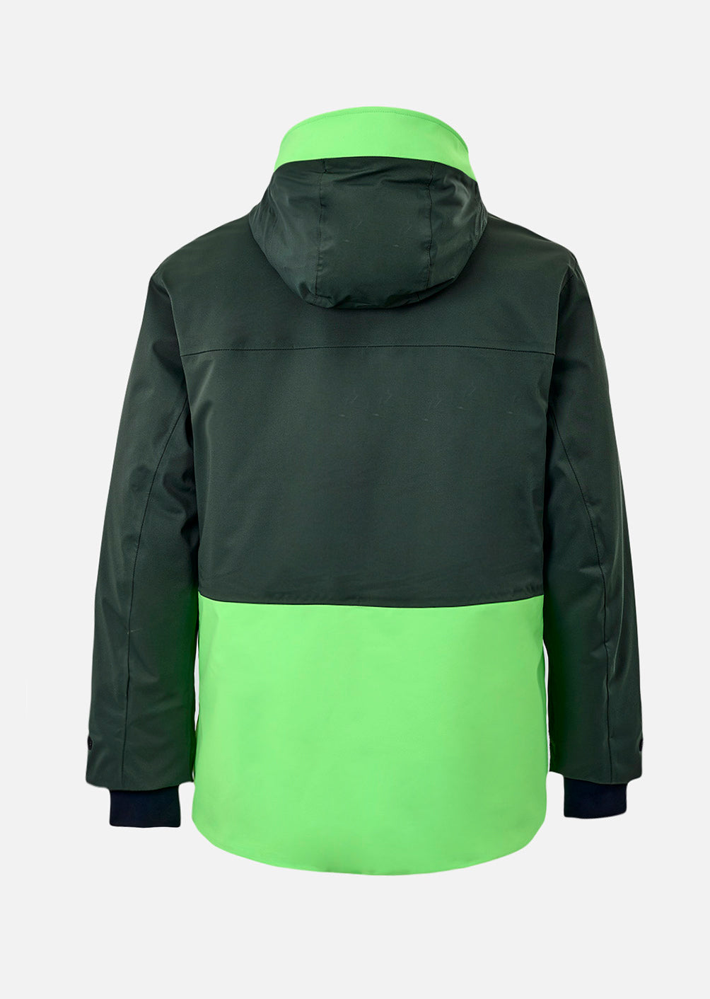 X-Temper Ski Jacket - Fir Green and Fluorescent Green