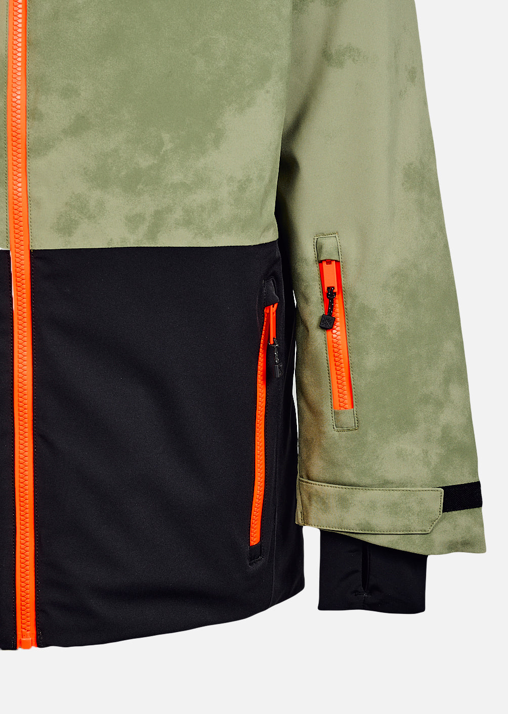 Veste de ski X-Temper - Olive Tie and Dye