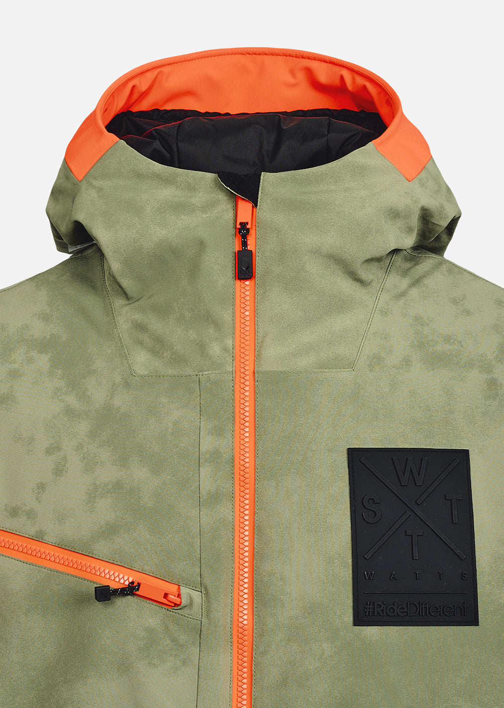 Veste de ski X-Temper - Olive Tie and Dye