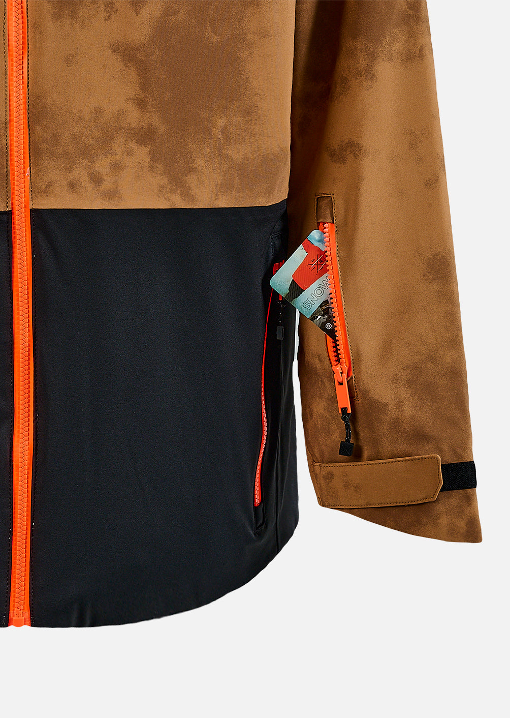 Veste de ski X-Temper - Marron Tie & Dye