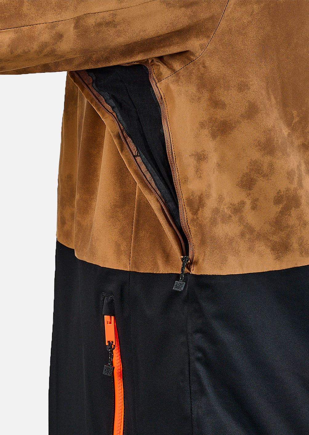Veste de ski X-Temper - Marron Tie & Dye