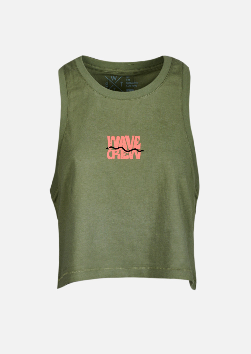 Crop T-shirt XTop - Olive