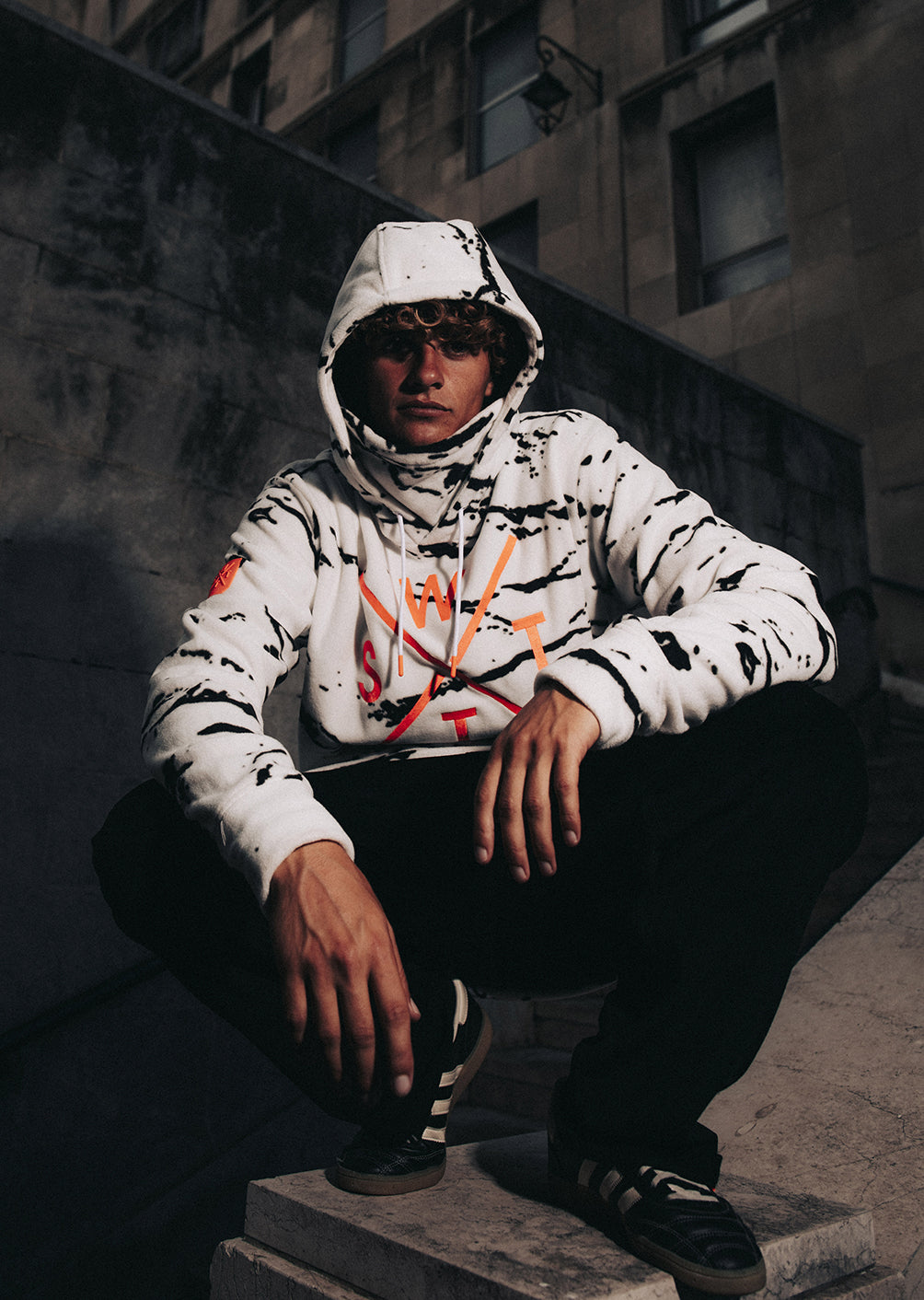 Sweat polaire X-Track - Minimal Camo White