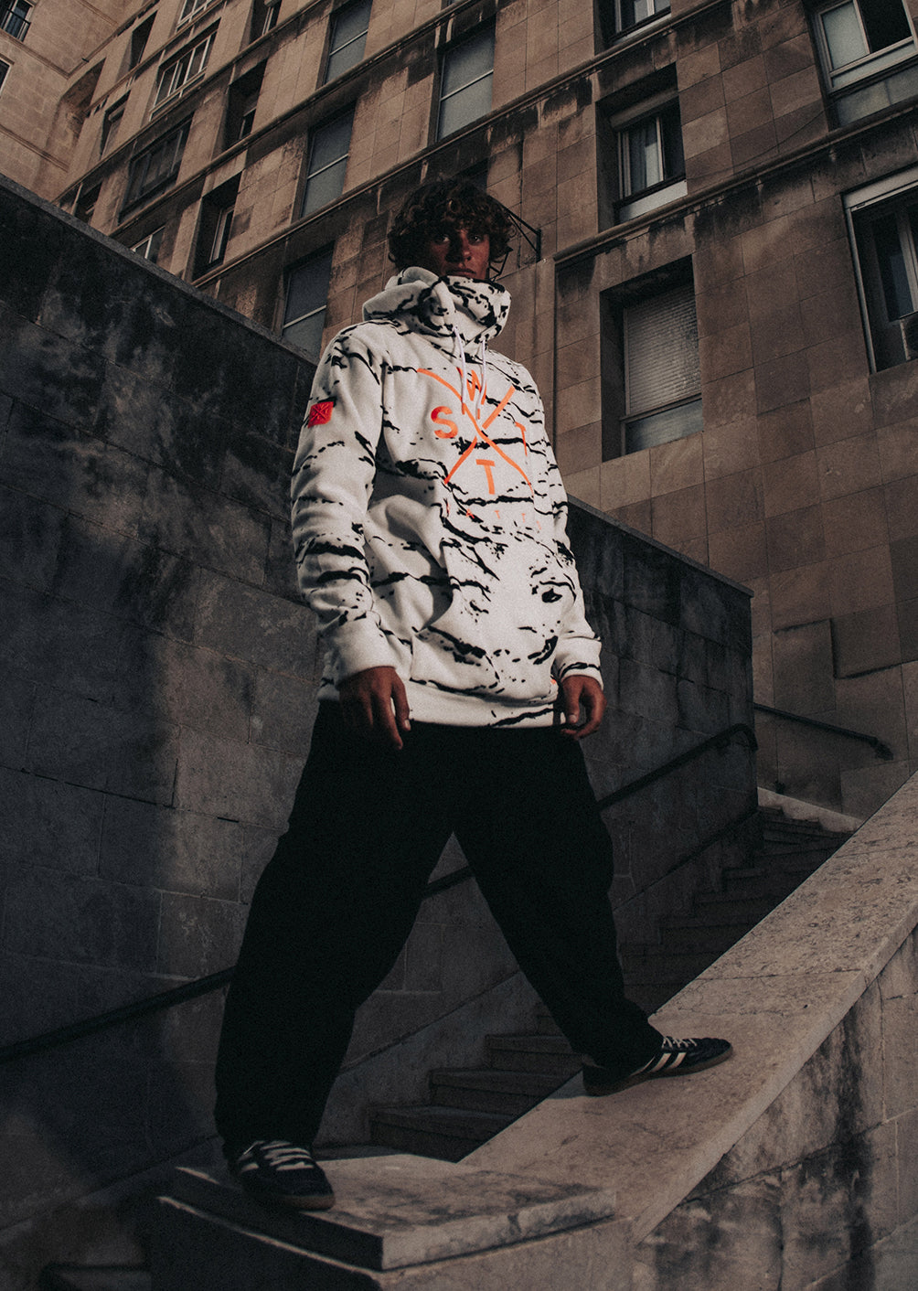 Sweat polaire X-Track - Minimal Camo White