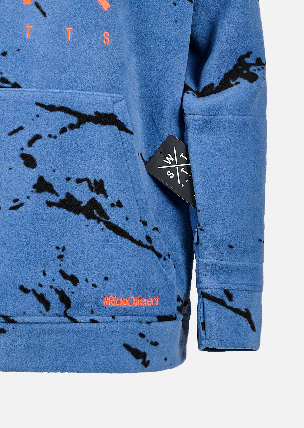 X-Track Fleece Sweatshirt - Blue Grey Camouflage