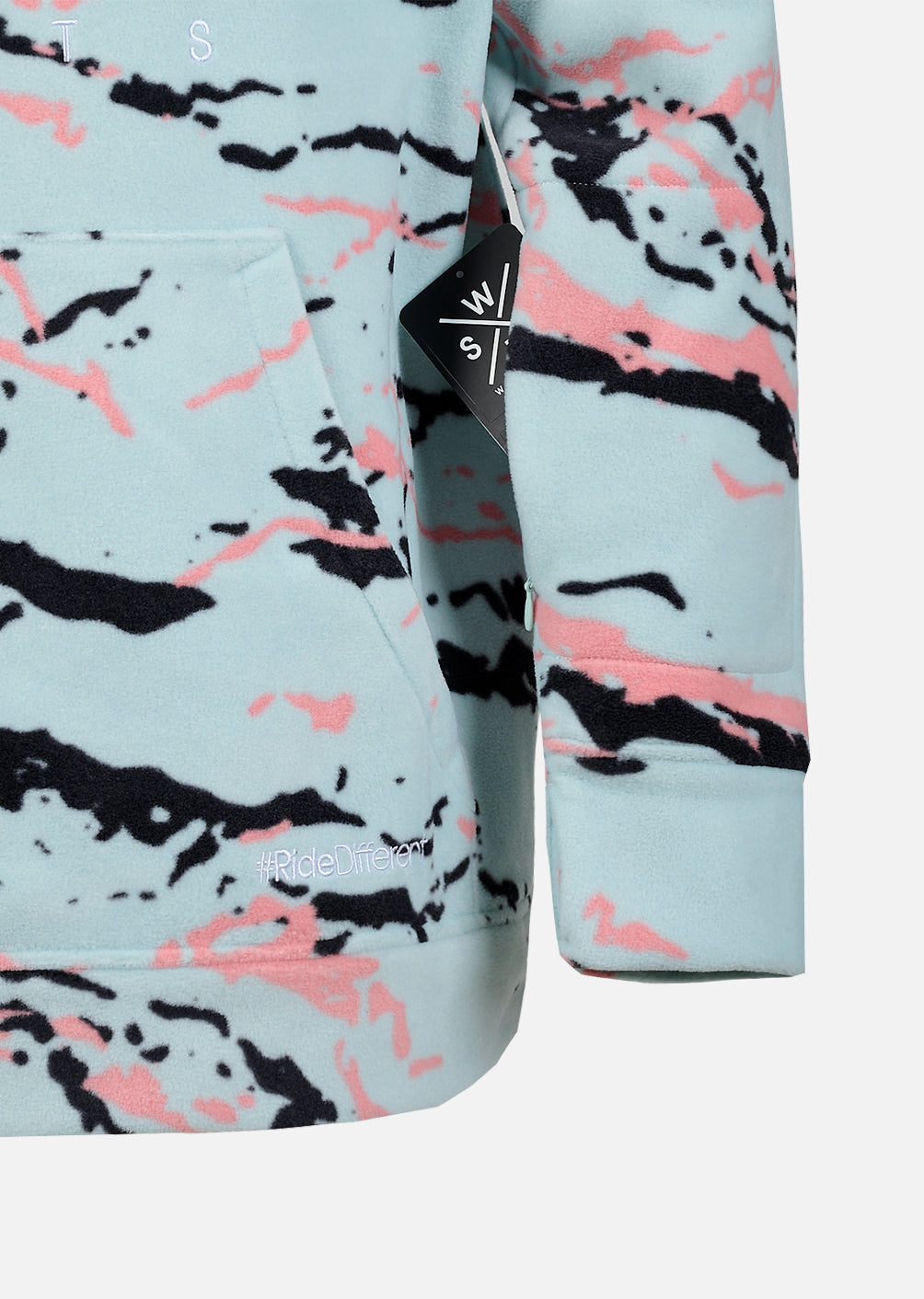 Sweat Polaire X-Track -  Camouflage Bleu Clair
