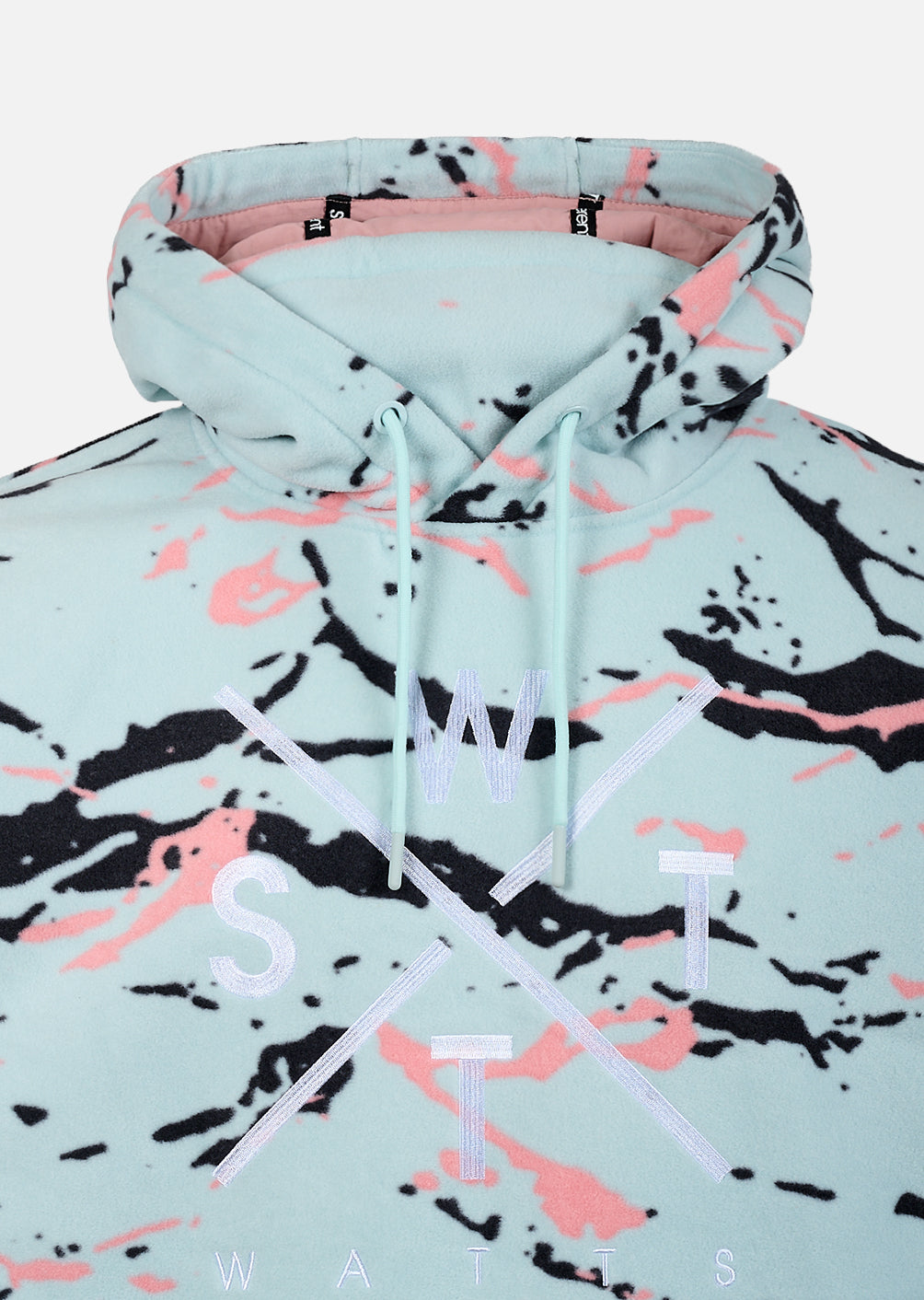 Sweat Polaire X-Track -  Camouflage Bleu Clair