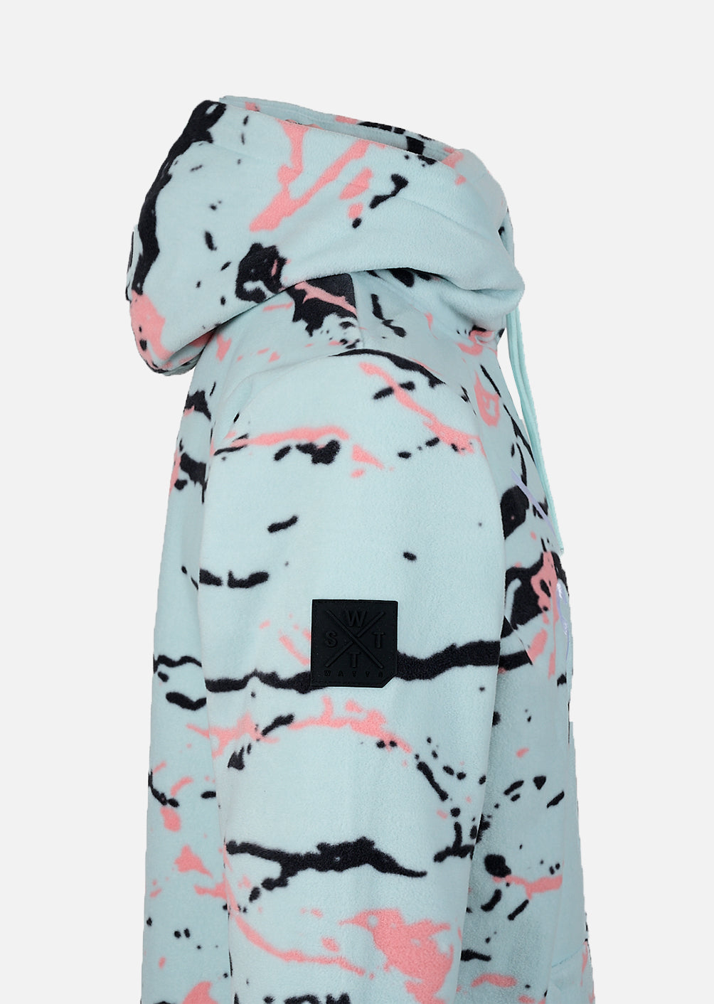 Sweat Polaire X-Track -  Camouflage Bleu Clair