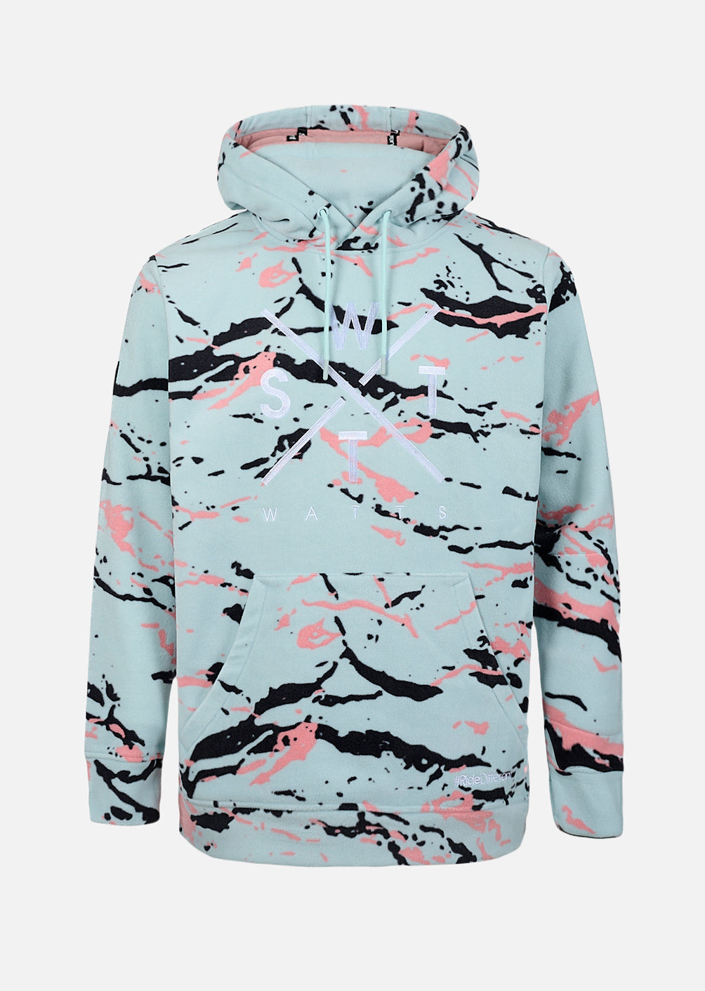 Sweat Polaire X-Track -  Camouflage Bleu Clair