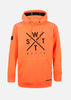 Fleece-Pullover X-Track – Leucht-Orange