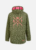 Sweat polaire X-Track - Léopard Olive