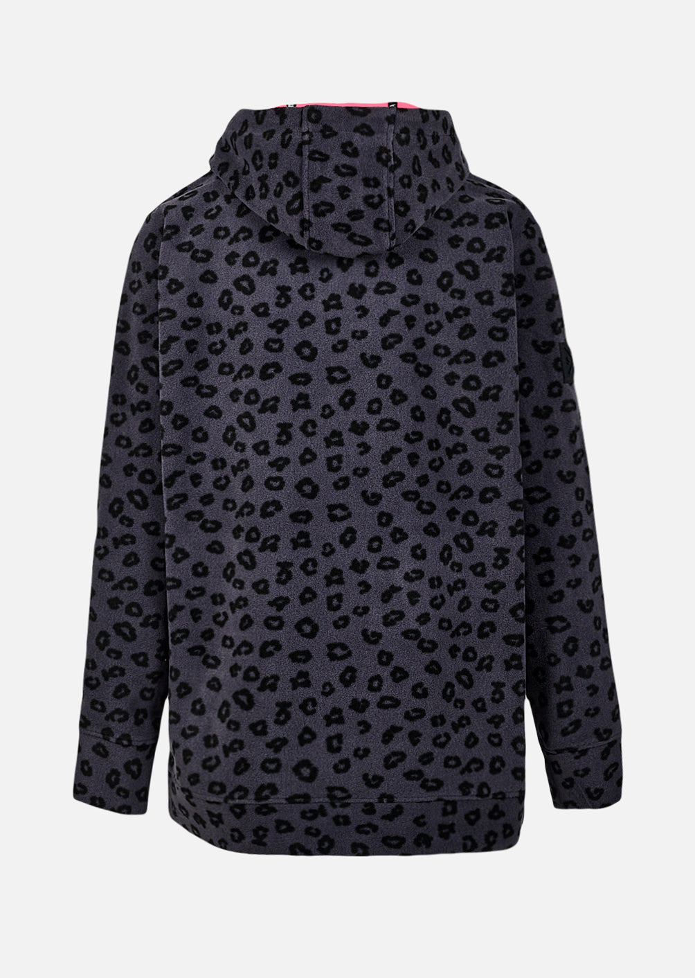 Sweat polaire X-Track - Imprimé Léopard Noir