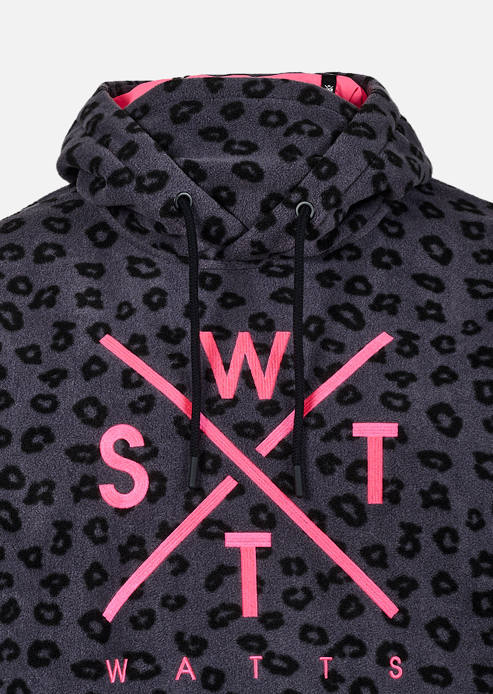 Sweat Polaire X-Track Junior -  Imprimé Léopard Noir
