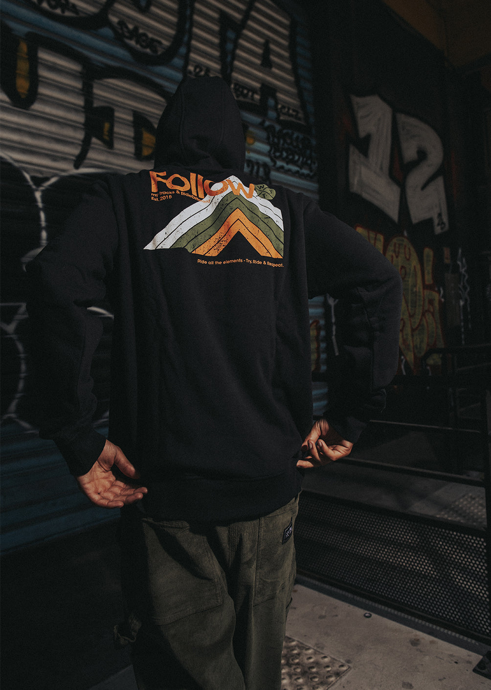 Sweat à capuche X-Turn - Full Black