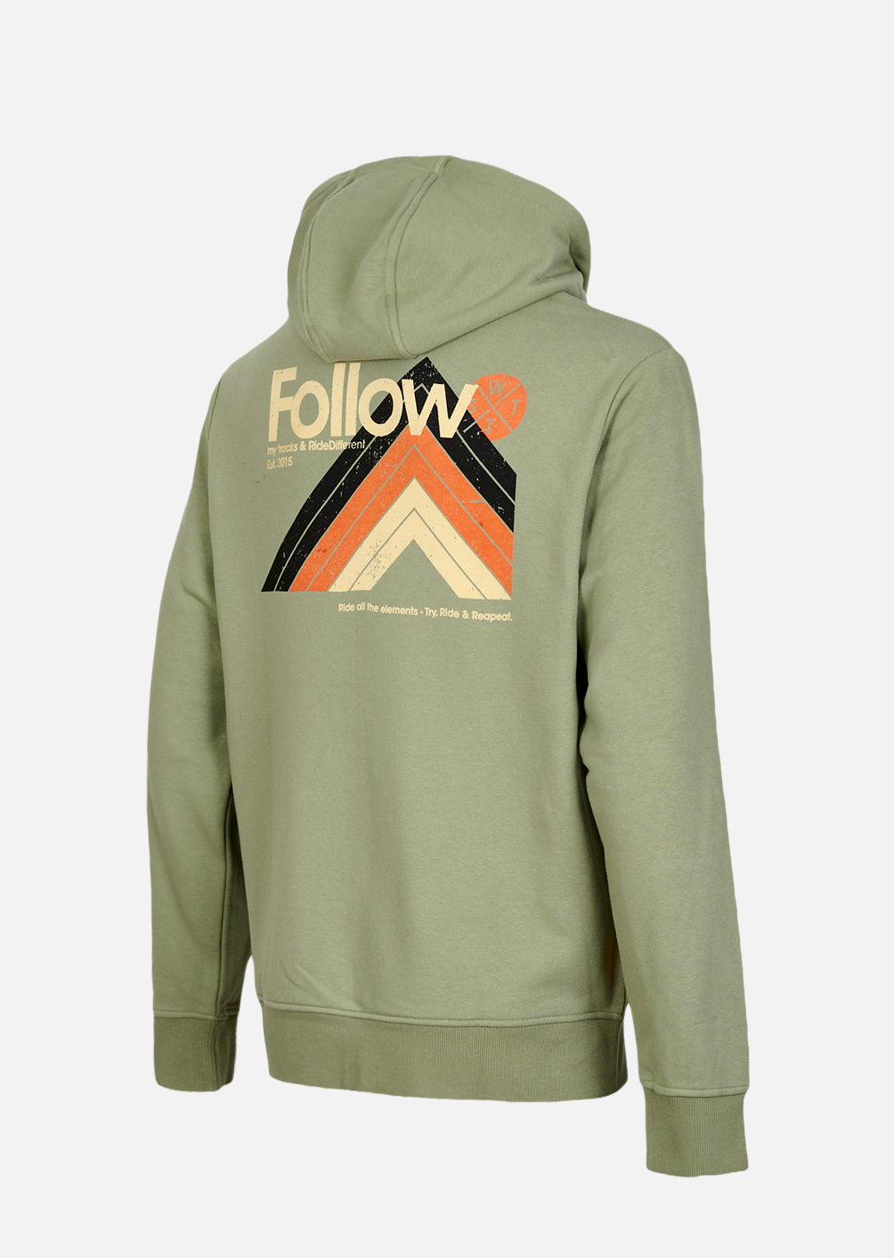 Sweat à capuche X-Turn - Olive