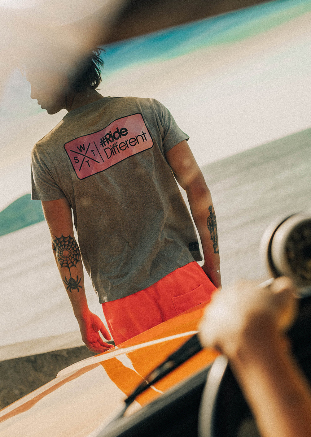 T-Shirt XVibes – Mittelgroß, Nebelgrau