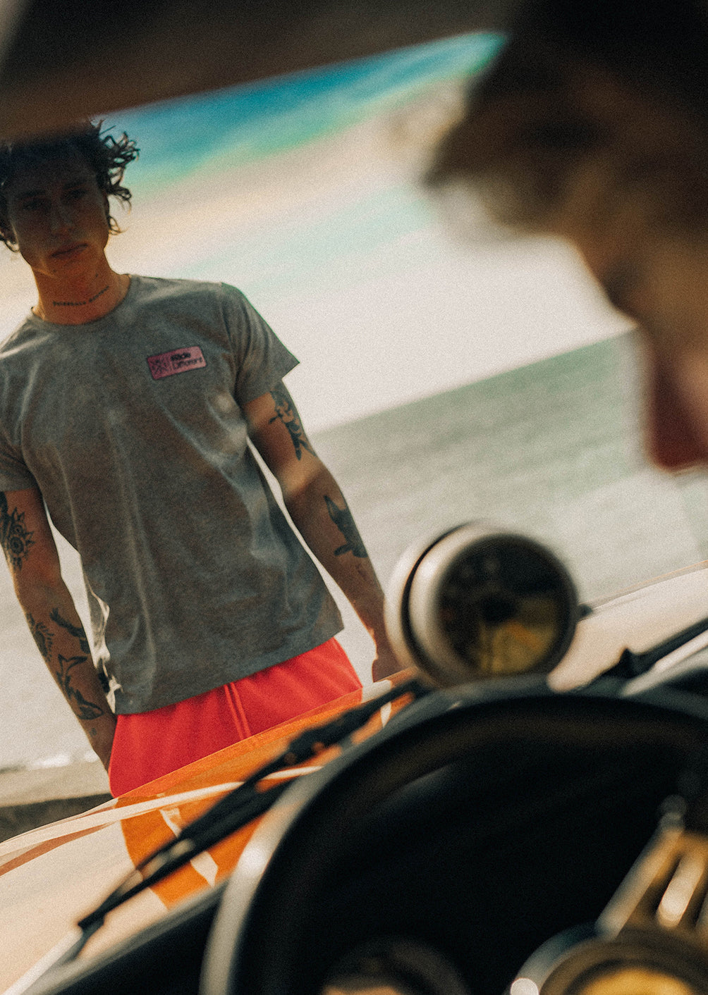 T-Shirt XVibes – Mittelgroß, Nebelgrau